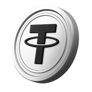 Section d'informations sur le compte affichant une pièce Tether USDT